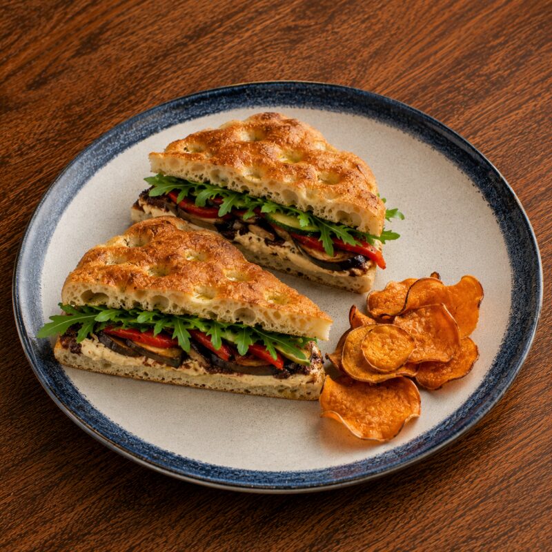 Focaccia méditerranéenne vegan