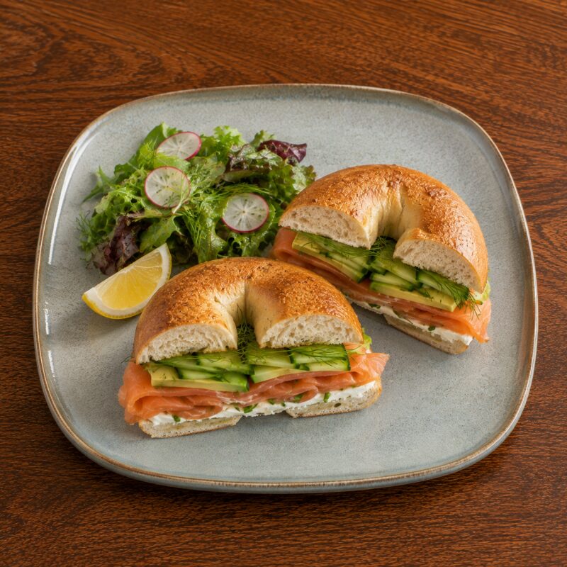 Bagel au saumon fumé