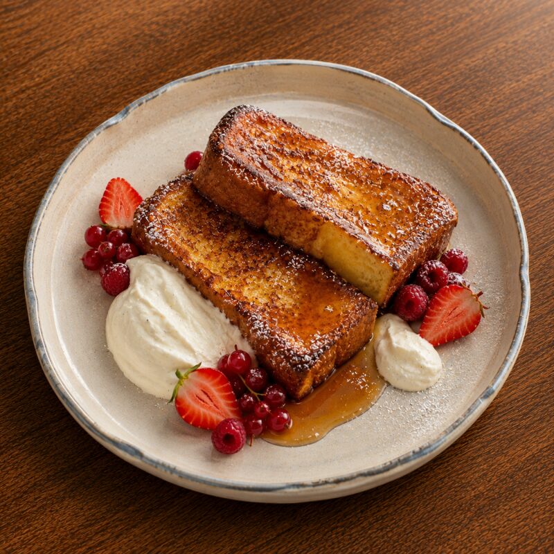 Pain perdu brioché
