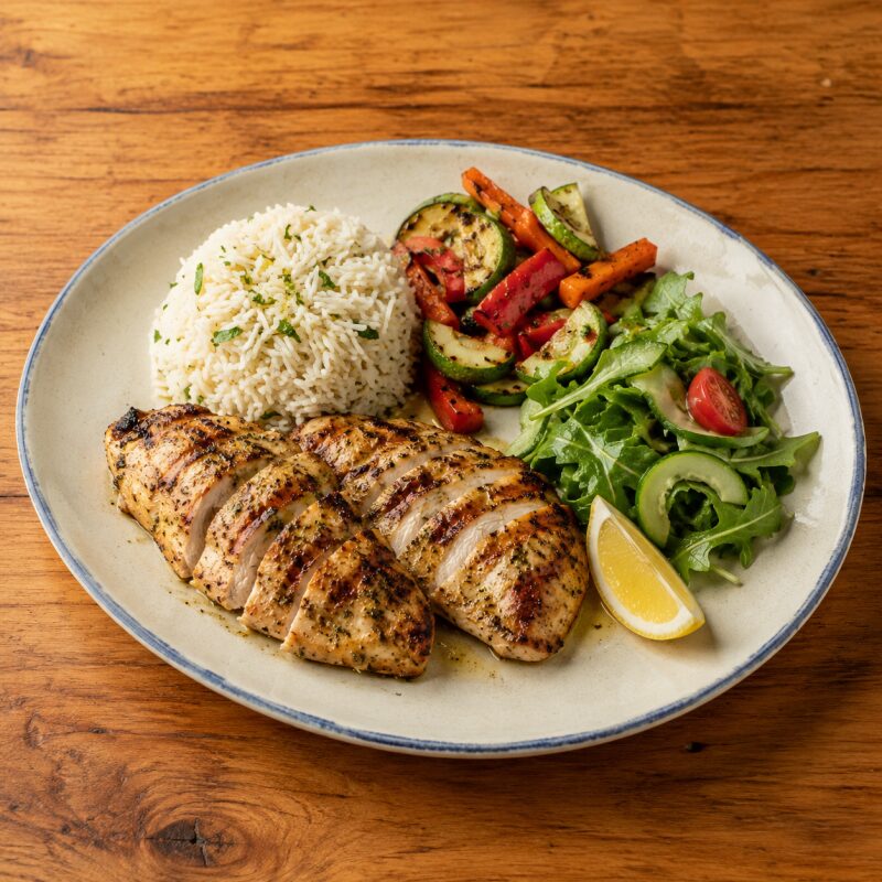 Filet de poulet grillé