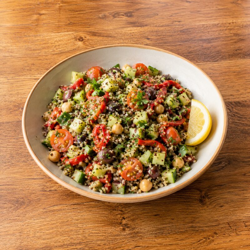 Salade méditerranéenne au quinoa