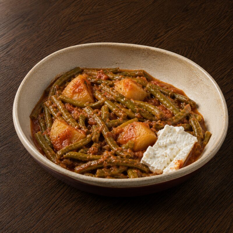 Judías verdes con tomate